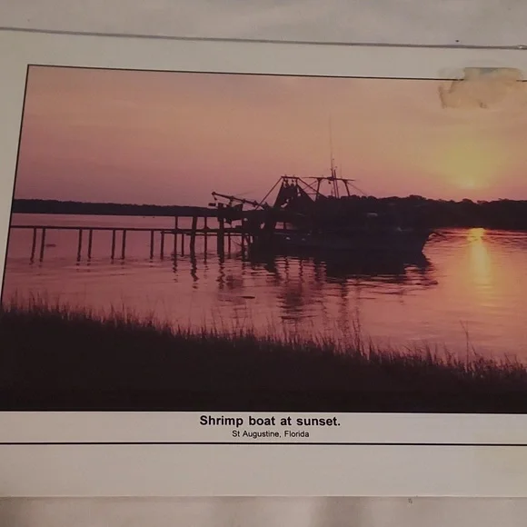 Sailboat At Sunset Shrimp Boat At Sunset St Augustine Florida Photos Abama Inc